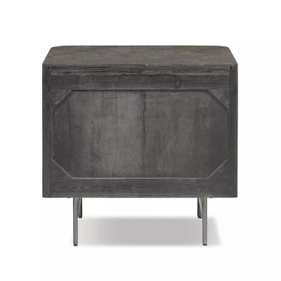 Four Hands Fletcher Nightstand - Distressed Black