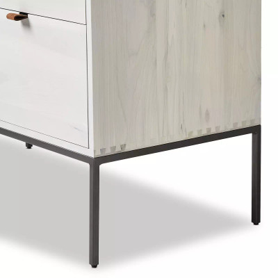 Four Hands Trey Modular Wide Filing Cabinet - Dove Poplar