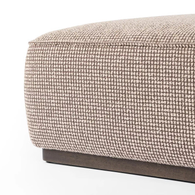 Four Hands Sinclair Square Ottoman - 36" - Barrow Taupe