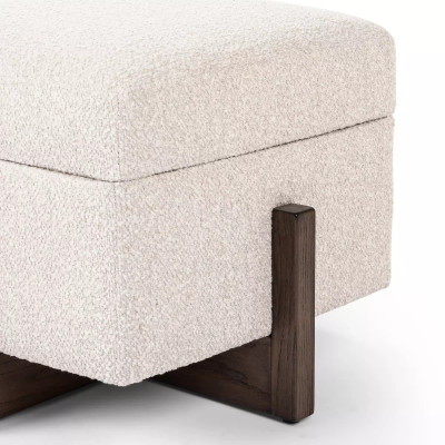 Four Hands Esben Square Storage Ottoman - 25"