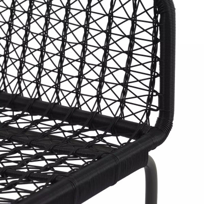 Four Hands Bandera Outdoor Bar Stool - Smoke Black