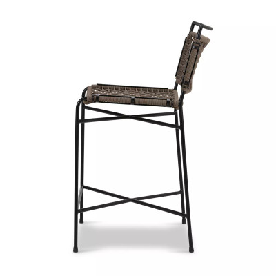 Four Hands Wharton Outdoor Counter Stool - Earth Rope