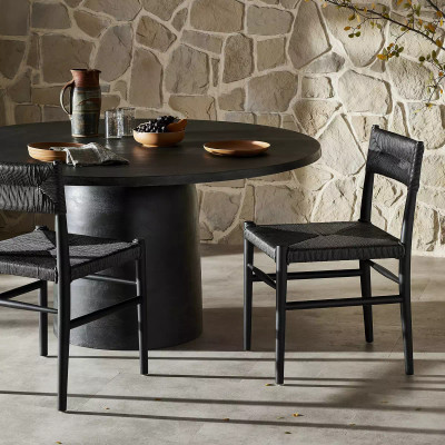 Four Hands Lomas Outdoor Dining Chair - Vintage Charcoal