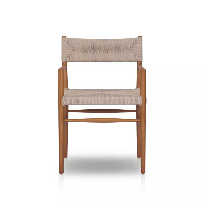 Four Hands Lomas Outdoor Dining Armchair - Natural Teak