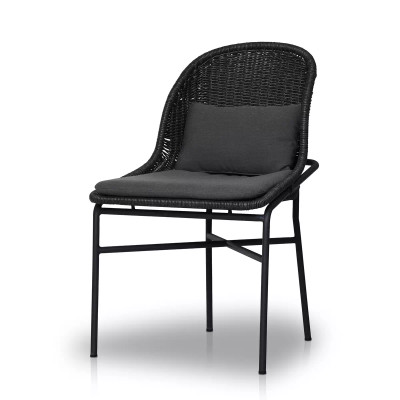 Four Hands Jericho Outdoor Dining Chair - Vintage Coal