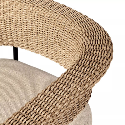 Four Hands Carrie Outdoor Dining Chair - Ellor Beige