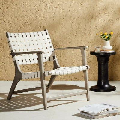 Four Hands Jevon Outdoor Chair - Grey Eucalyptus