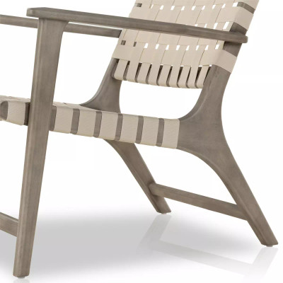 Four Hands Jevon Outdoor Chair - Grey Eucalyptus