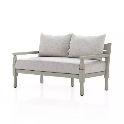 Four Hands Waller Outdoor Sofa - Stone Grey - Weathered Grey - 56" (Closeout)