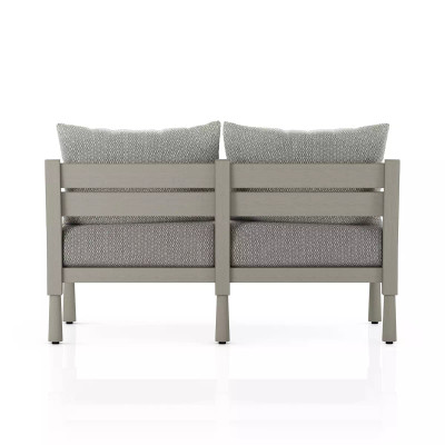 Four Hands Waller Outdoor Sofa - Faye Ash - Weathered Grey - 56" (Closeout)