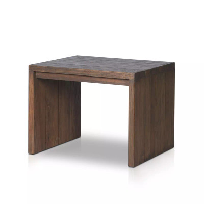 Four Hands Gilroy Outdoor End Table - Stained Heritage Brown