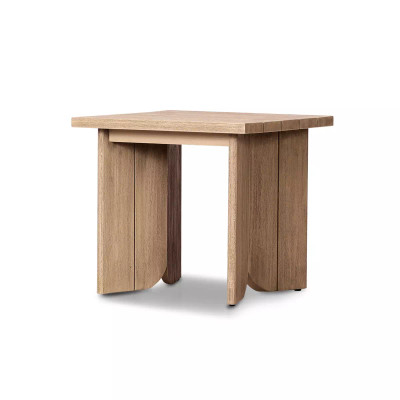 Four Hands Joette Outdoor End Table - Washed Brown