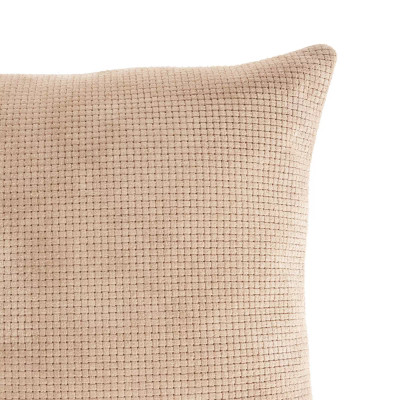 Four Hands Angela Pillow - Beige Suede - 16"X24" - Cover + Insert (Closeout)