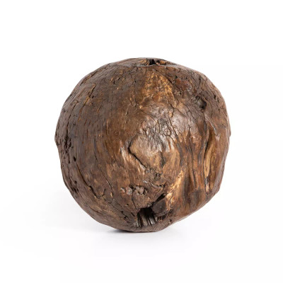 Four Hands Burl Wood Ball - Natural Milpa