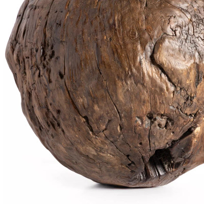 Four Hands Burl Wood Ball - Natural Milpa