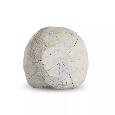 Four Hands Burl Wood Ball - Bleached Milpa