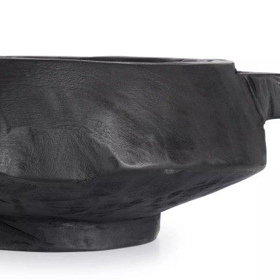 Four Hands Shaw Bowl - Carbonized Black