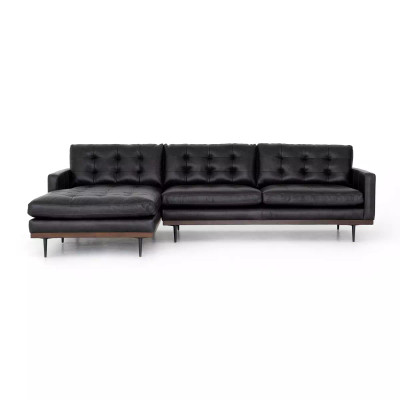 Four Hands Lexi 2 - Piece Sectional - Sonoma Black - Left Chaise