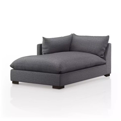 Four Hands BYO: Westwood Sectional - Left Chaise Piece - 43.5" - Bennett Charcoal