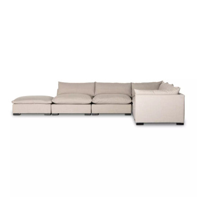 Four Hands Westwood 5 - Piece Sectional - Raf W/ Ottoman - Bennett Moon