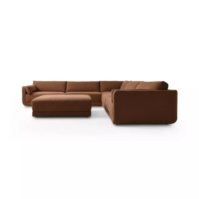 Four Hands Toland 5 - Piece Sectional W/ Ottman - Bartin Rust