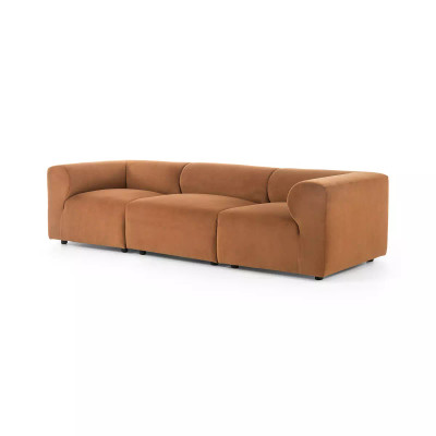 Four Hands BYO: Collins Sectional - Right Arm Facing Piece - Modern Velvet Tobacco (Closeout)