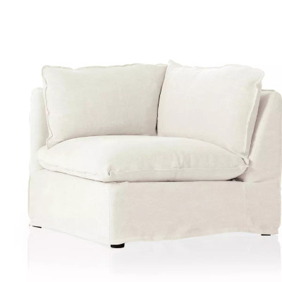 Four Hands BYO: Andre Slipcover Sectional - Broadway Snow - Laf Piece (Closeout)