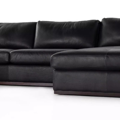 Four Hands Colt 4 - Piece Sectional - Right Chaise - Heirloom Black