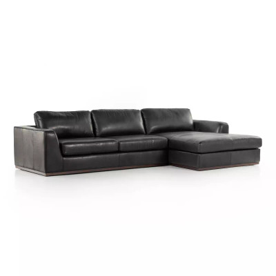 Four Hands Colt 2 - Piece Sectional - Right Chaise - Heirloom Black