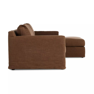 Four Hands Hampton 2 - Piece Slipcover Sectional - Right Chaise - Antwerp Cafe