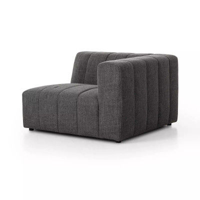 Four Hands BYO: Langham Channeled Sectional - Raf Piece - Saxon Charcoal