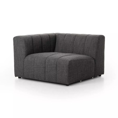 Four Hands BYO: Langham Channeled Sectional - Laf Piece - Saxon Charcoal