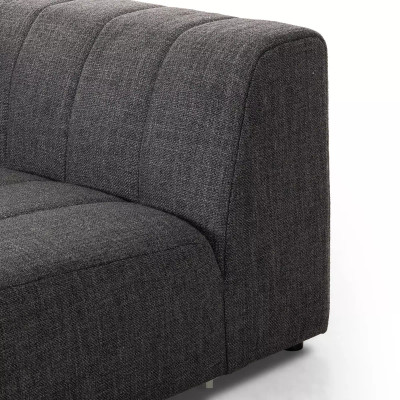 Four Hands BYO: Langham Channeled Sectional - Corner Piece - Saxon Charcoal