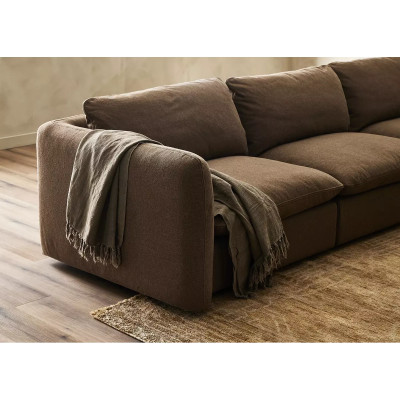 Four Hands Ingel 3 - Piece Sectional - 115" - Antwerp Cafe