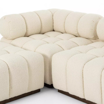 Four Hands Roma Indoor 3 - Piece Sectional W/ Ottoman