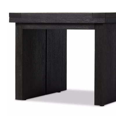 Four Hands Warby End Table - Worn Black Veneer