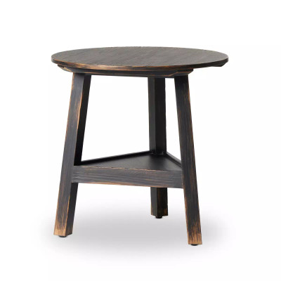 Four Hands Kickapoo River Cricket Table - Distressed Black