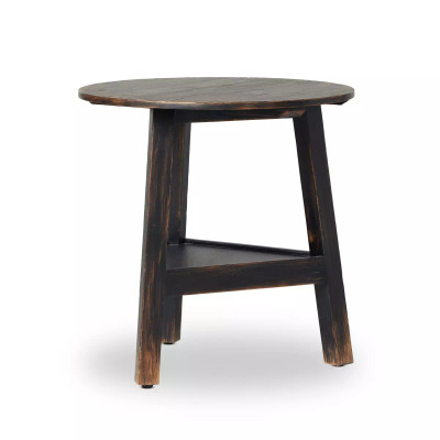 Four Hands Kickapoo River Cricket Table - Distressed Black