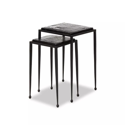 Four Hands Dalston Cast Glass Nesting Tables