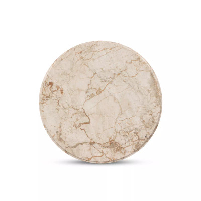 Four Hands Eslo End Table - Desert Taupe Marble