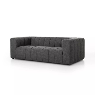 Four Hands Langham Channeled Sofa - 89" - Saxon Charcoal