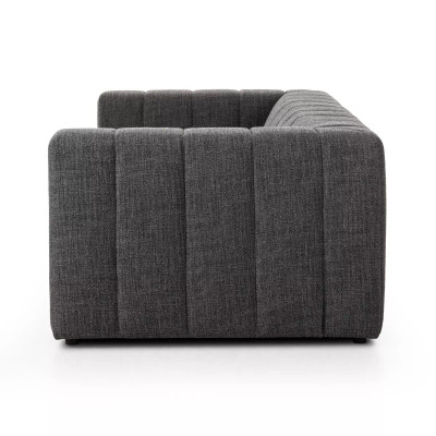 Four Hands Langham Channeled Sofa - 89" - Saxon Charcoal