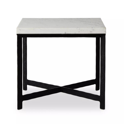 Four Hands Hammered Iron End Table