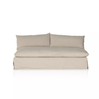 Four Hands BYO: Grant Slipcover Sectional - Armless Sofa - 74" - Antwerp Natural