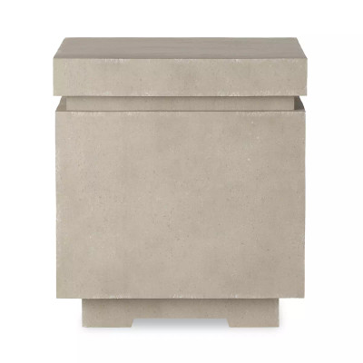 Four Hands Posen Outdoor Square Propane Enclosure - Natural Concrete