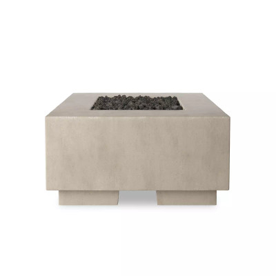 Four Hands Kenton Outdoor Fire Table - Natural Concrete - Natural Gas