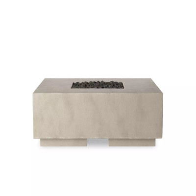 Four Hands Donovan Outdoor Fire Table - Natural Concrete - Propane