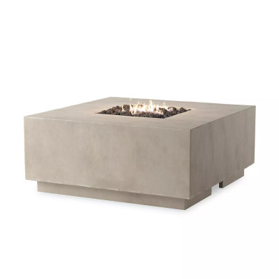 Four Hands Donovan Outdoor Fire Table - Natural Concrete - Propane