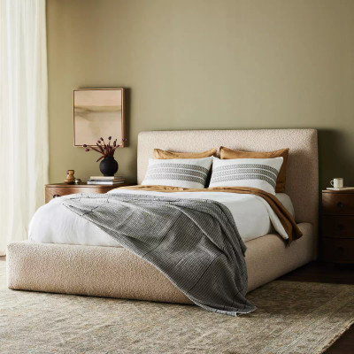 Four Hands Quincy Bed - Queen - Lisbon Cream