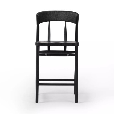 Four Hands Buxton Counter Stool - Black Oak